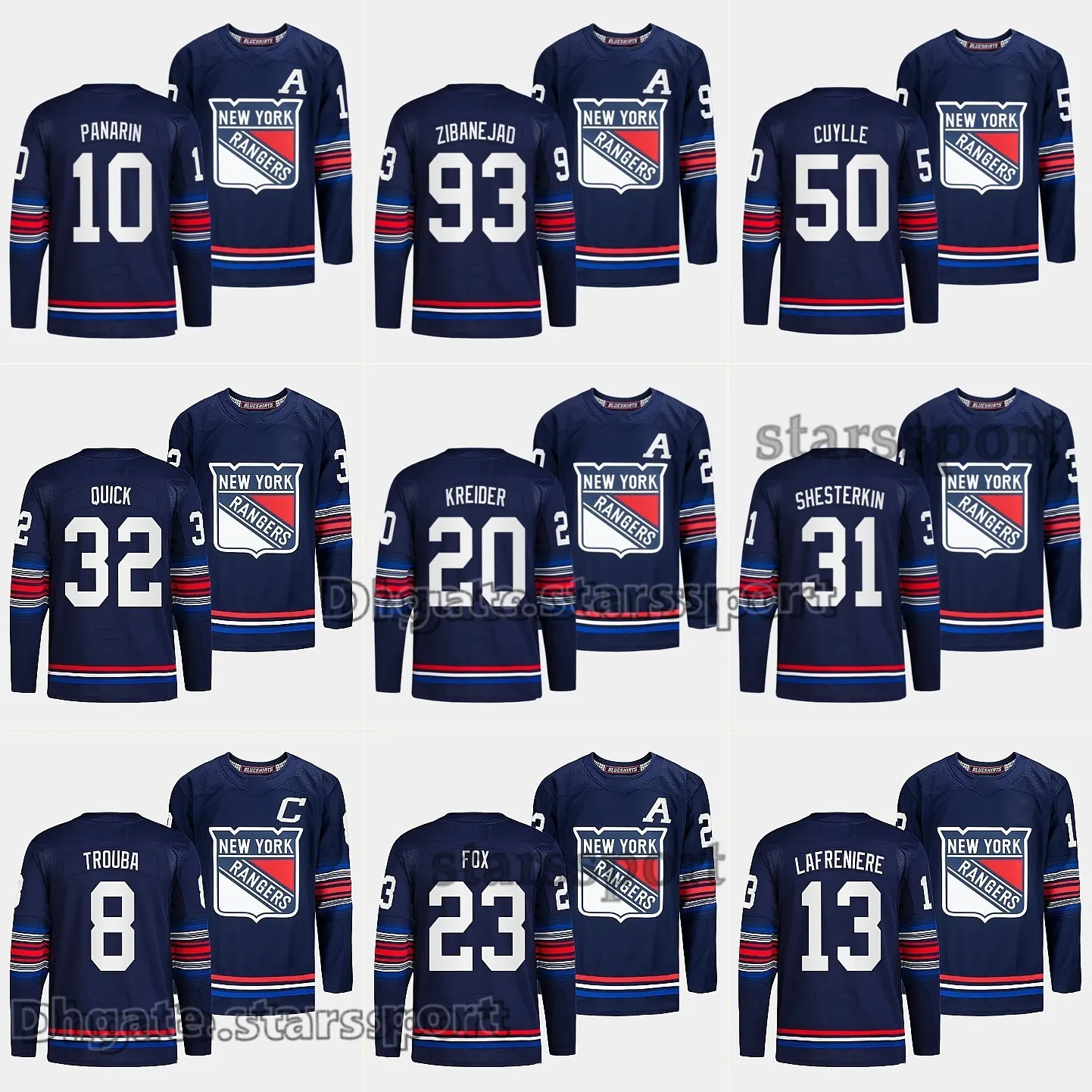 new york rangers navy jersey