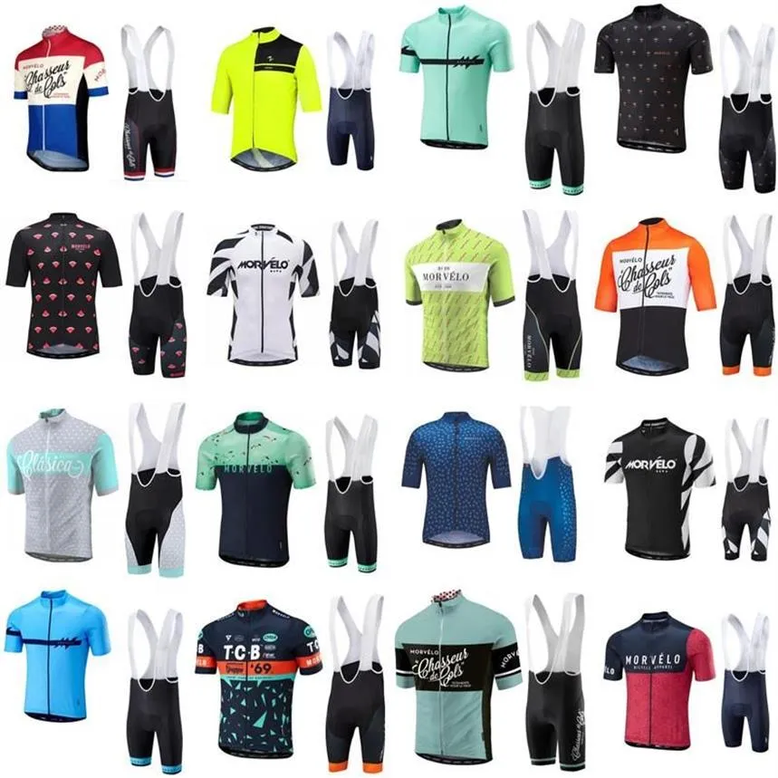 2019 Summer Morvelo ciclistica maglia a manica corta camicia per biciclette per biciclette per bici da bici da bici da bici da strada traspirante Ropa Ciclismo Z263V