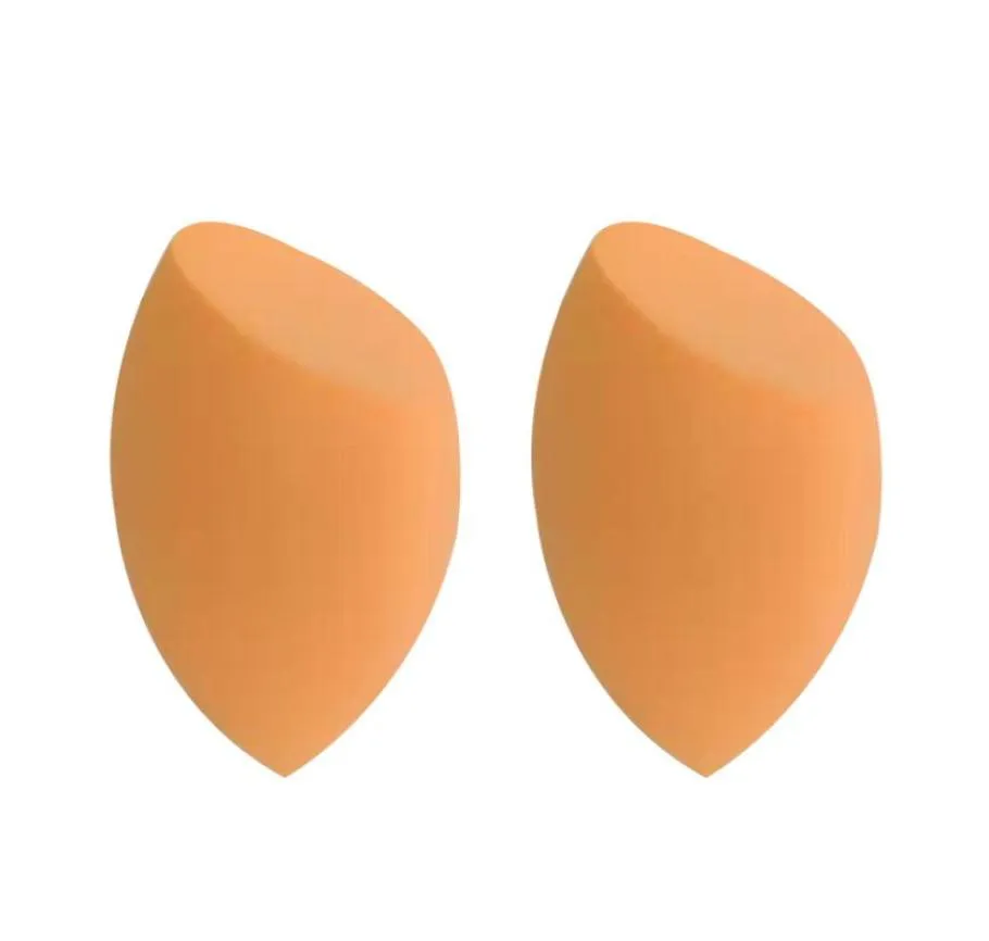 Real RT Miracle Complexion Makeup Sponges Orange Nonlatex Curved Sponged Egg Puff With Code No Box For Face Foundation Powder Cos3798686