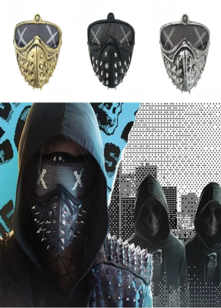 Máscara de diablo Punk de Halloween, máscaras de muerte con remaches de Cosplay, máscaras de remaches de Grim Reaper, máscaras de mascarada de Halloween 1762478