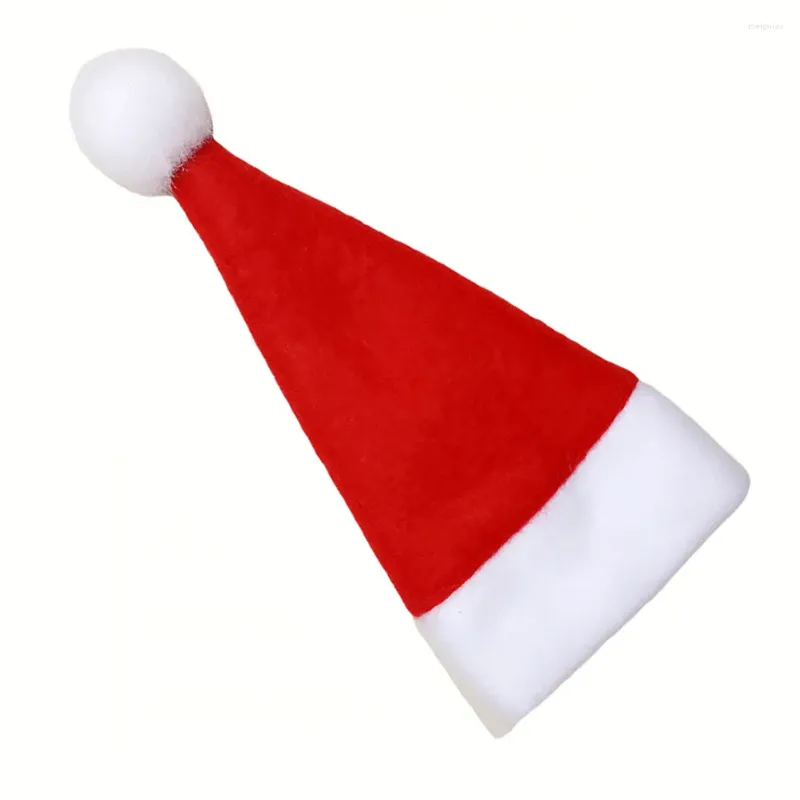 Kök förvaring 18st jultabellhållare Small Santa Hat Shaped Silverware Organizer Bag Holiday Lollipop Wraps For Home