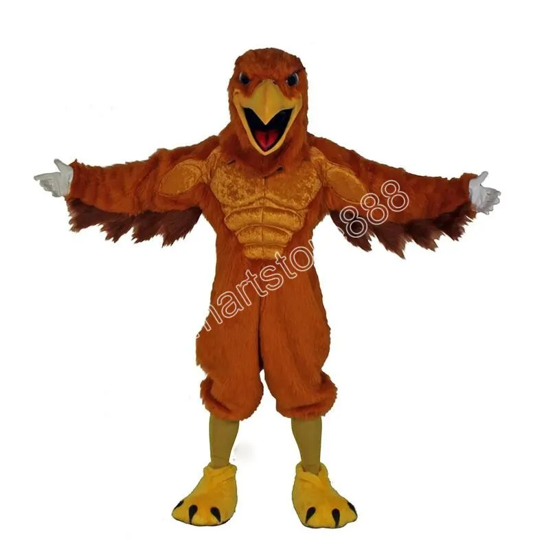 Neuestes Steinadler-Maskottchen-Kostüm, Top-Qualität, Karneval, Unisex-Outfit, Weihnachten, Geburtstag, Outdoor-Festival, Verkleidung, Werbe-Requisiten, Feiertags-Party-Kleid