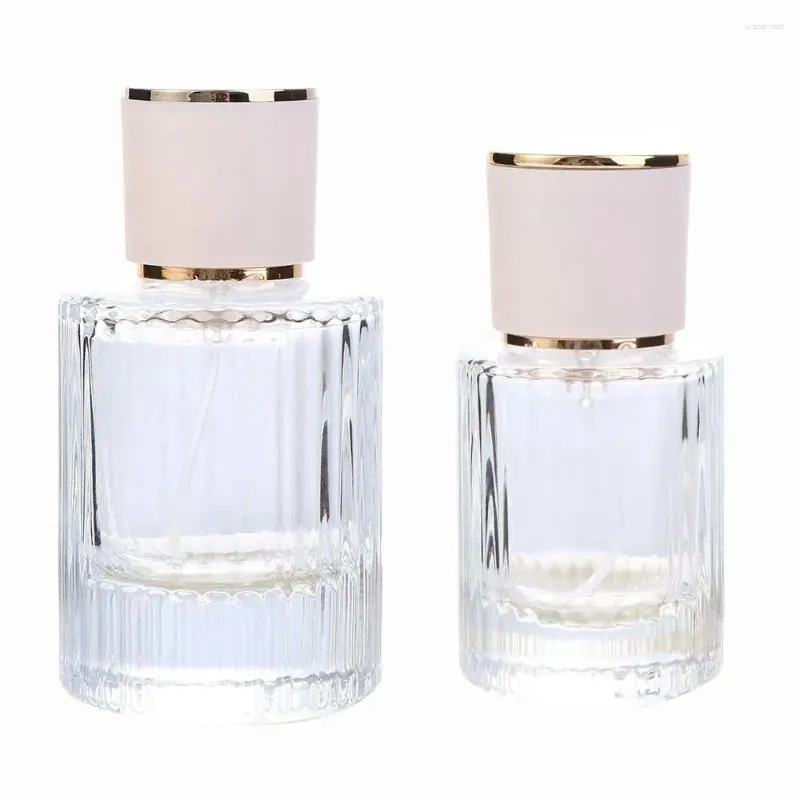 Storage Bottles 30ml 50ml Glass Sub-bottling Cosmetics Travel Outdoor Perfume Spray Bottle Refillable Vials Mini Mist Atomizer