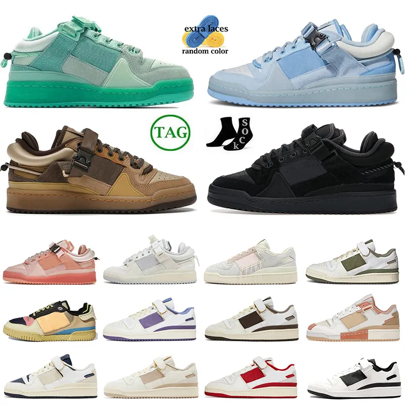 Diseñador Low Forum 84 Plataforma Bad Bunny Zapatos Zapatillas Mujer Original OG Wonder Beige Hebilla Bajos Tinte azul Últimos foros Rosa Huevo de Pascua Hombres Zapatillas de skate