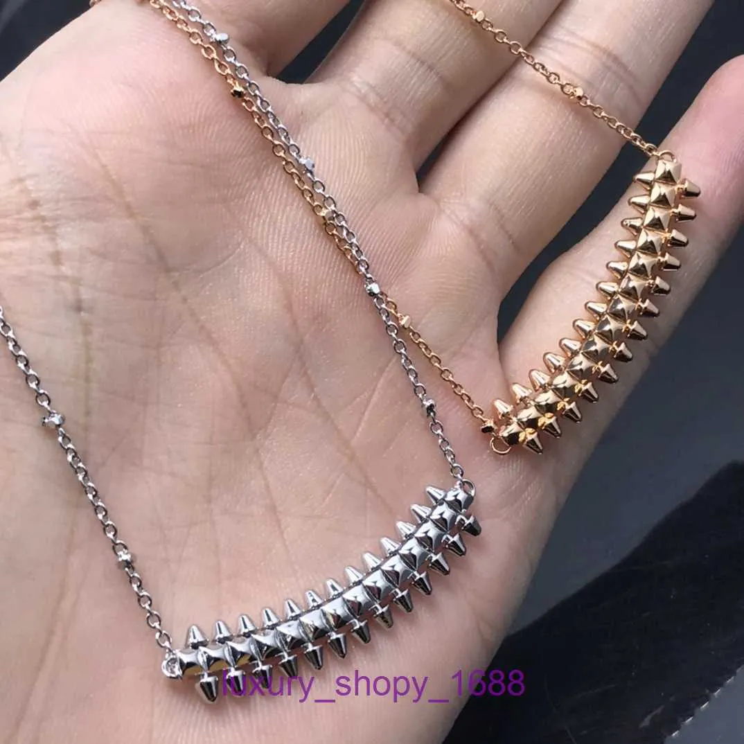 Fashion Designer Car tires's Classic Necklace Women's style new product gold high version bullet necklace lovers net red jewelry With Original Box Pan