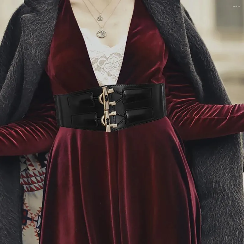 Ceinture Elastique Femme Ceinture Fine Pour Femme Bouton Rond