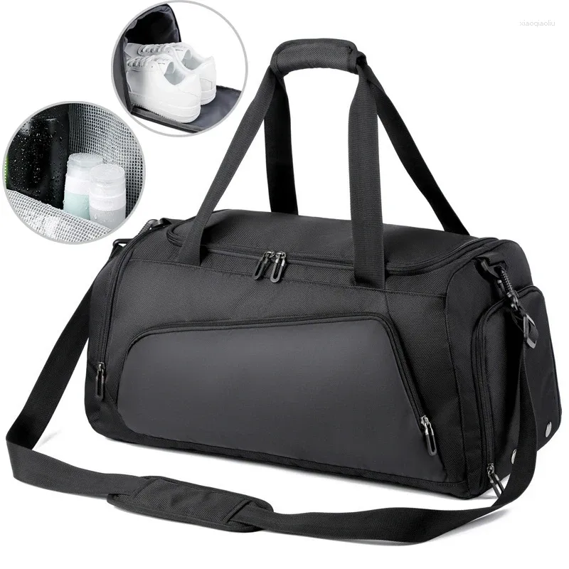 Sacos ao ar livre Sports Gym Bag Viagem Seco Molhado Bolsas Multifuncional Natação Ombro Mensageiro Crossbody Fitness Duffel