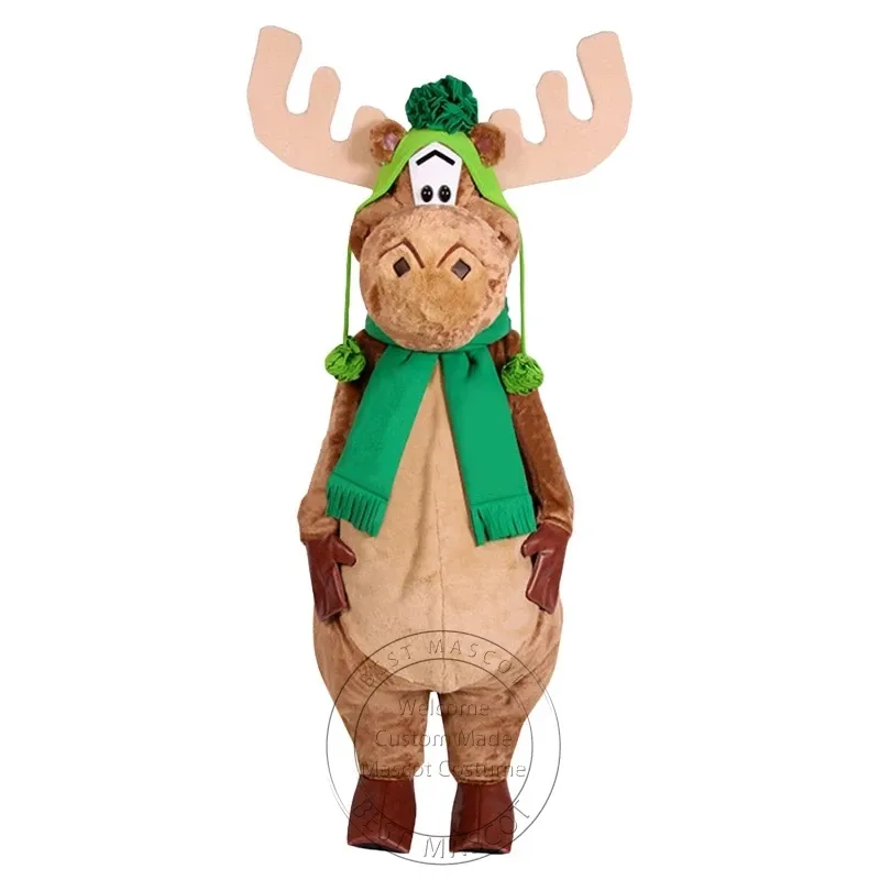 Costume de mascotte Mini Moose d'Halloween super mignon pour la fête personnage de dessin animé mascotte vente livraison gratuite support personnalisation