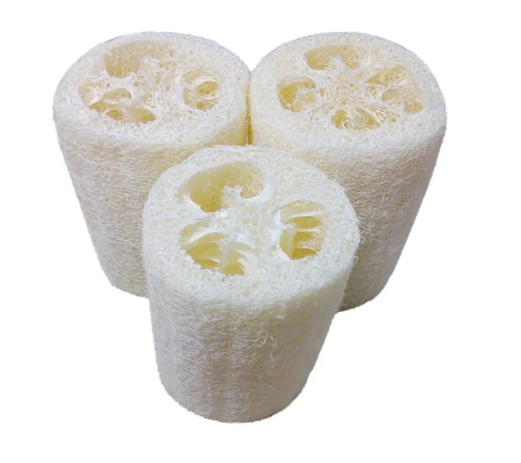 Nowy naturalny loofah Bath Body Shower Sponge Puber Pad Drop 615351518533