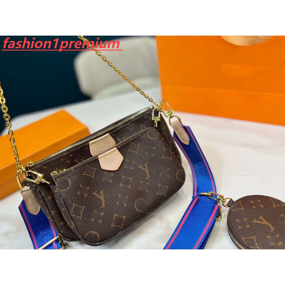 2024 Designer Shoulder Clutch Combo Embossed Fashion Luxury MULTI POCHETTE Women's Messenger Bag