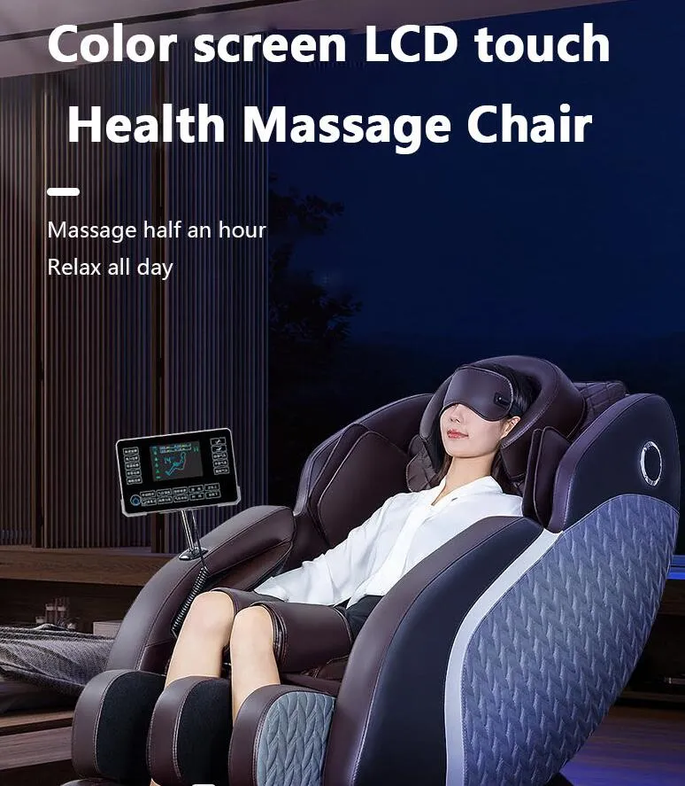 Całe ciało pasuje do krążenia poduszki powietrznej i dekompresuj krzesło do masażu