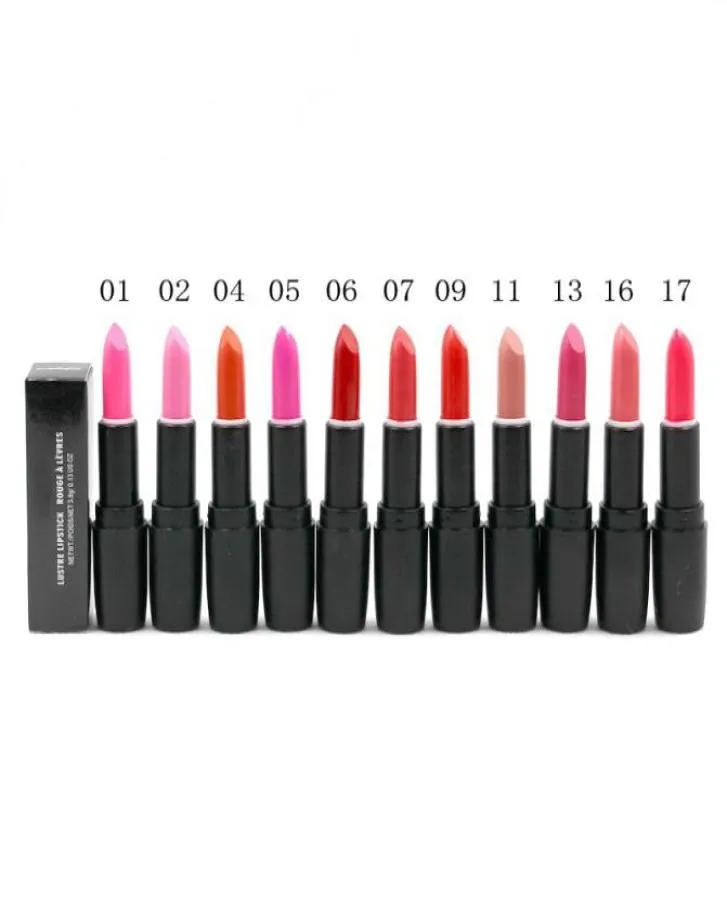 Rouge A Levres Lustre Rouge à lèvres nuances hydratant Batom longue durée célèbre Coloris femmes maquillage lèvres Stick3842425