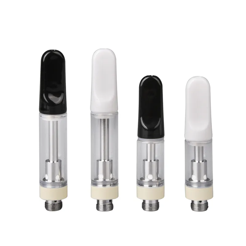 Ceramic Tip TH205 TH210 Thick Oil Atomizer 0.5ml 1.0ml Glass Tank SH205 Disposable Carts Ceramic Coil for Thick Oil fit 510 Thread Preheat Battery