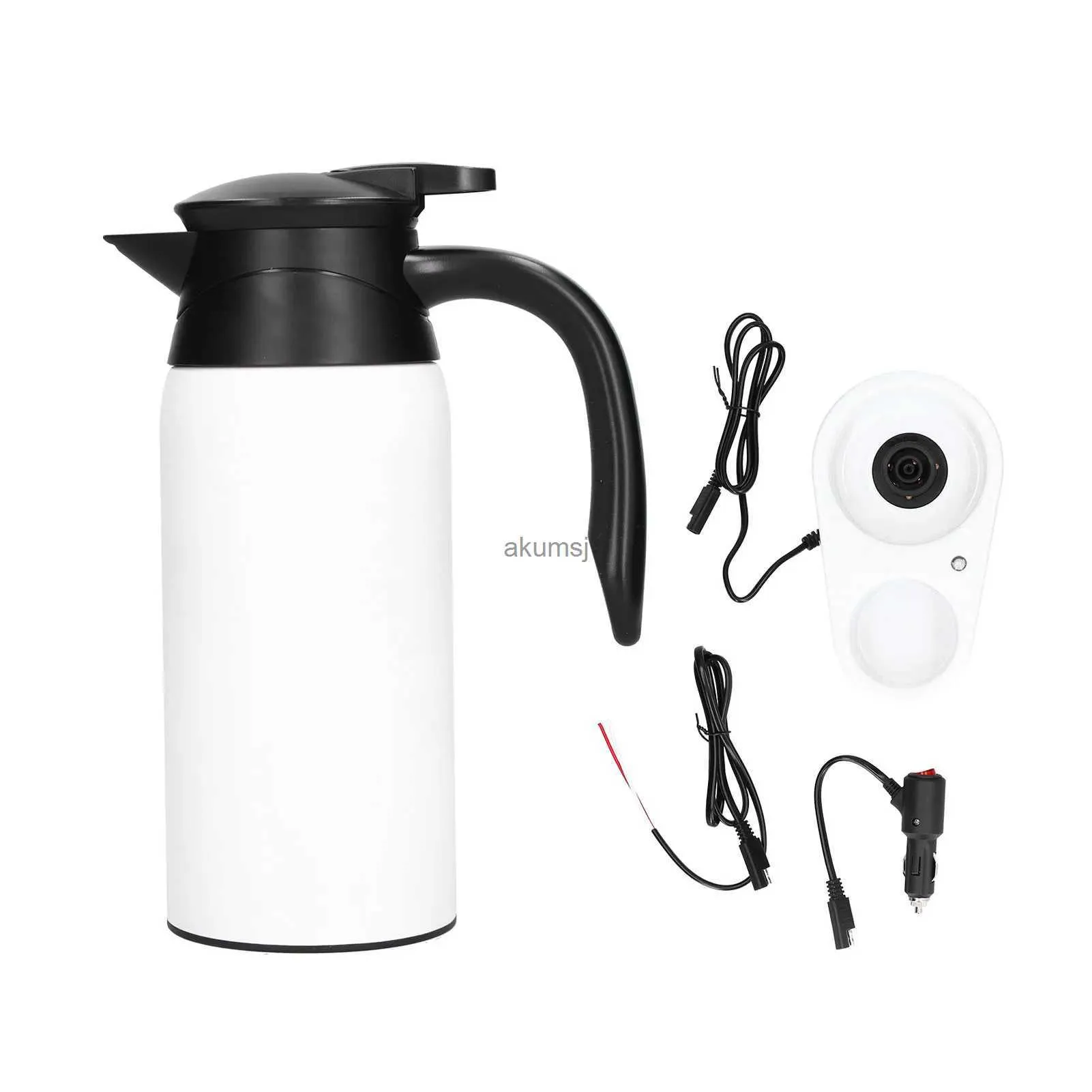 Bollitori elettrici Bollitore elettrico Teiera elettrica durevole in acciaio inossidabile da 800 ml per il riscaldamento dell'acqua per l'acqua potabile YQ240109