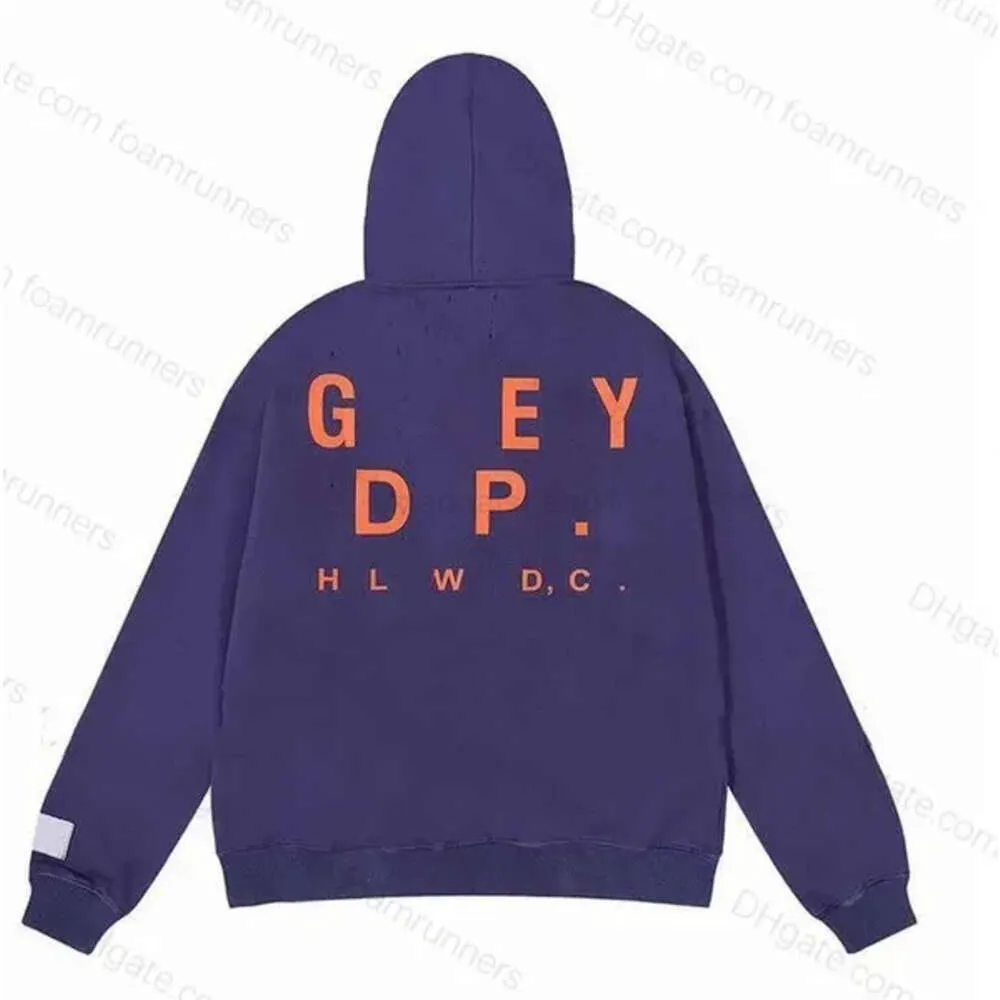 Designer Sweats à capuche Galeries Tops Depts À Capuchon Hommes Femmes Mode Lâche Pull Sweat-shirt Casual Unisexe Cotons Lettre Imprimer Luxurys Vêtements Taille S-2x L 9k6rv