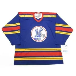 Shirts Custom Jerseys  Scouts Blue Vintage Ccm Hockey Jersey Stitch Add Any Number Name Mens Xs-6xl