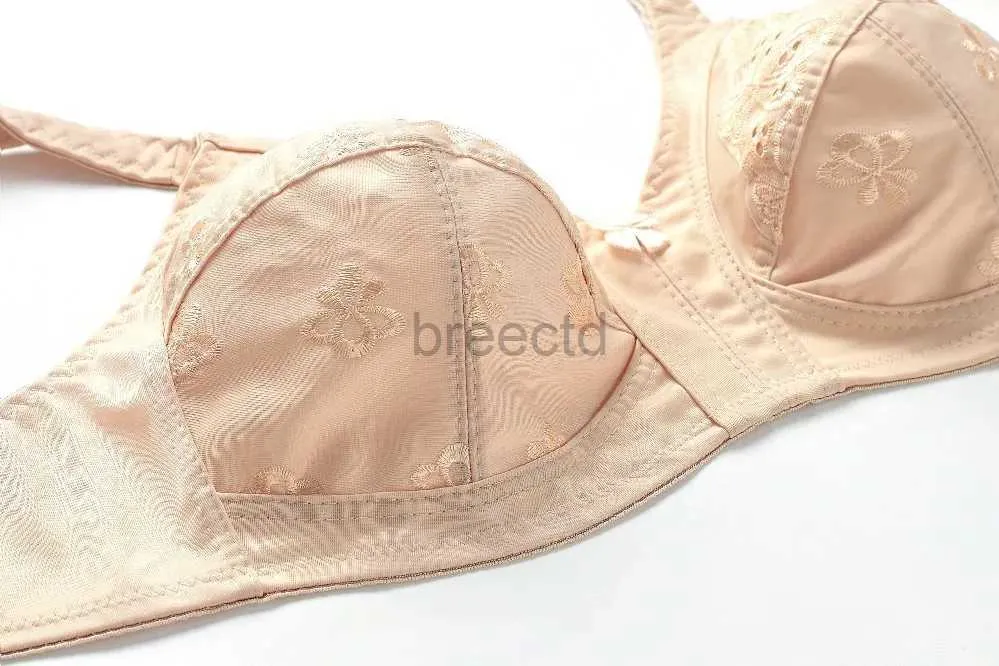 Women's Bra C Cup Unlined Bras Sexy Floral Lace Breathable