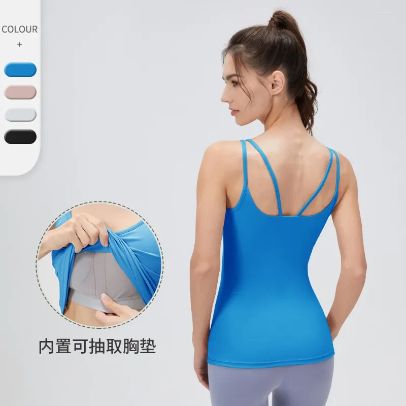 Traje de yoga Antibom Chaleco Mujeres Reuniendo Hermosa Espalda Sujetador deportivo -Absorbente Running Fitness Ropa interior