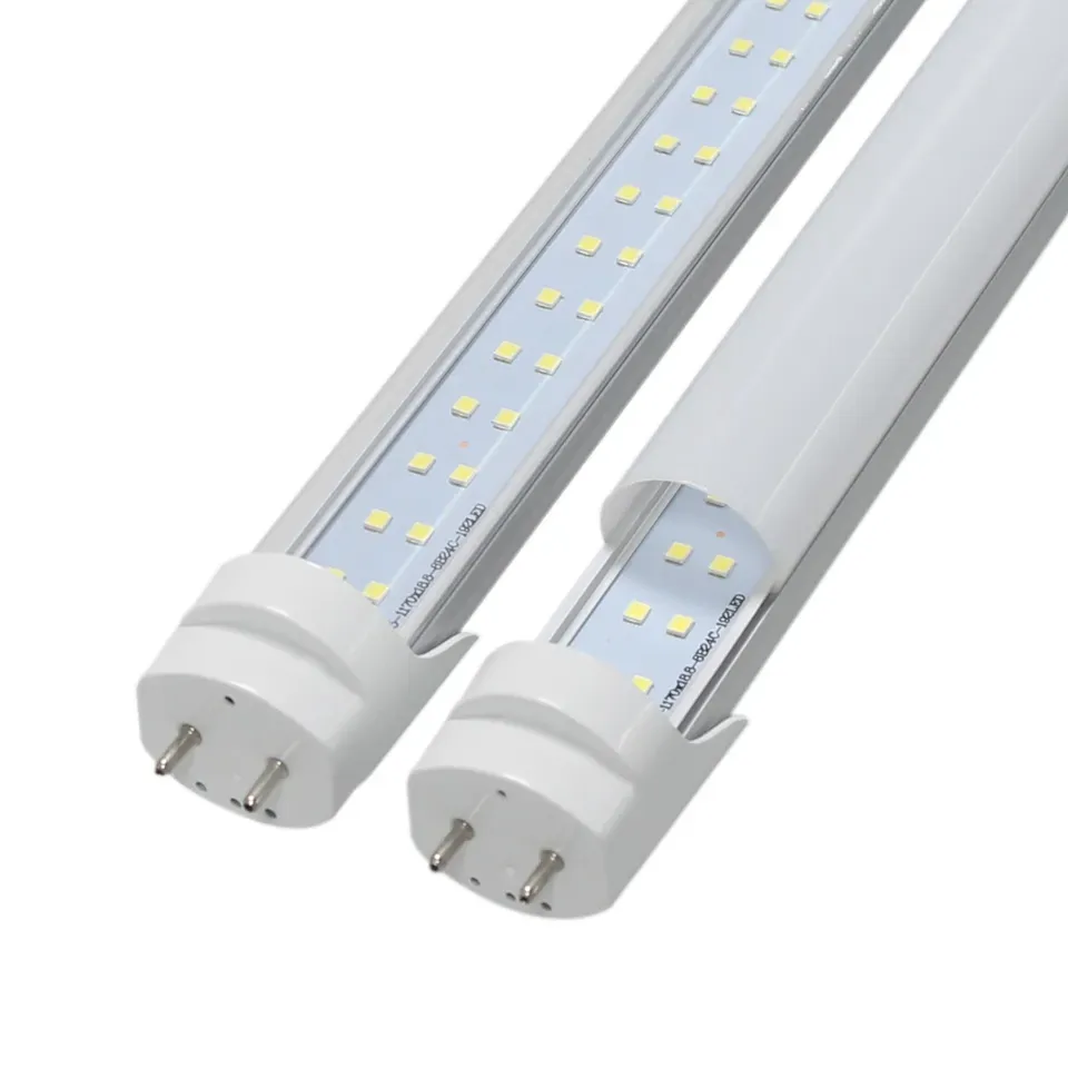 4ft LED T8-rör ljus 22W 28W 4 fot G13 LED-glödlampor Kall vit färg KLAR FROSTED Täck Bi-Pin LED-rör 25-pack 11 ll