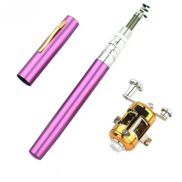 1Outdoor Portable Mini Pen Fishing Rod Telescopic Pocket Pen