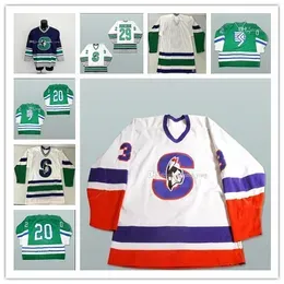 Customized Men`s Vintage Springfield Ma Indians Embroidery Hockey Jerseys Snoop Dogg All Ed Uniforms Wholesale Size S-3xl Good Quality