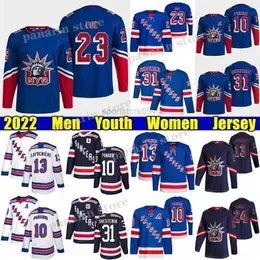 Hot #23 Adam Fox NY Reverse Retro hockey Jersey````#10 Artemi Panarin Rangers#31 Igor Shesterkin Mika Zibanejad Chris Kreider Jacob Trouba Kaapo