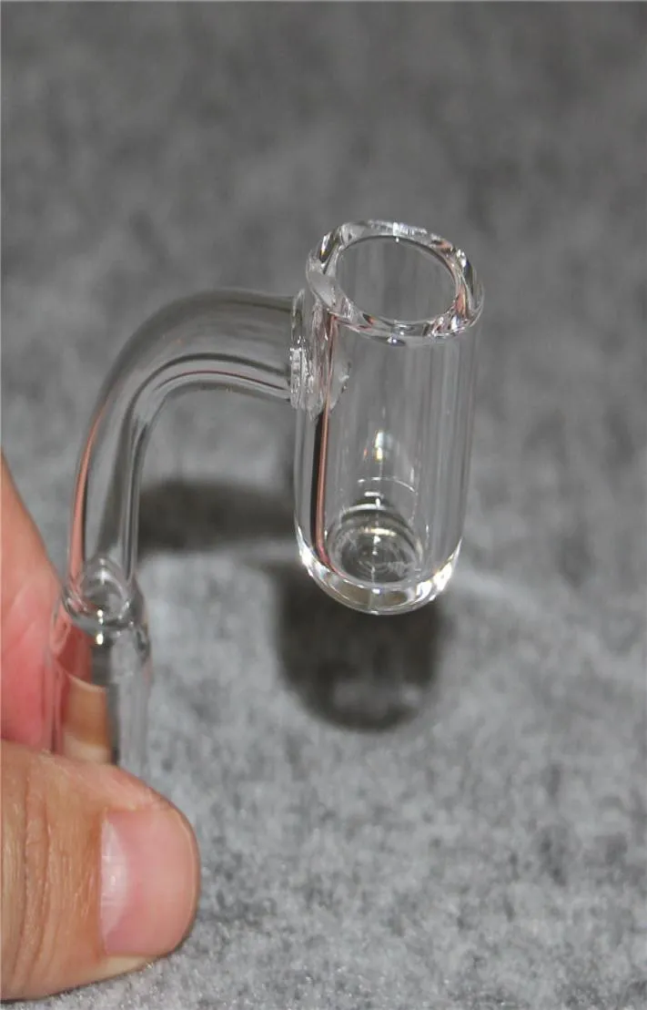 Fumer 4 mm d'épaisseur à dessus plat Quartz Banger clou de quart sans dôme 10 mm 14 mm 18 mm mâle femelle 45 90 degrés 100 vrais Quartzs Bangers Na9340347