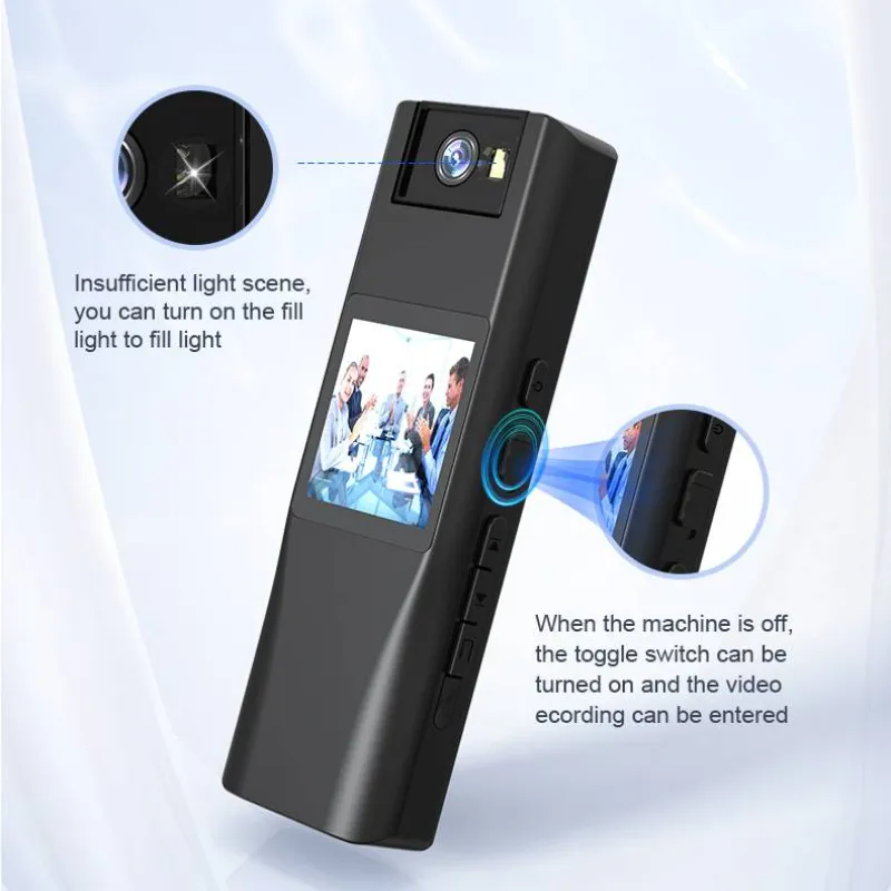 Body Camera For Delivery Drivers Police Sports HONGHOO 4K Body Camera With 128GB Memory, 1.4" Screen, 6HR Battery - Wearable Cam For Security, Sports, Evidence HONGHOO 4K Body Camera 128GB Built In - View #5