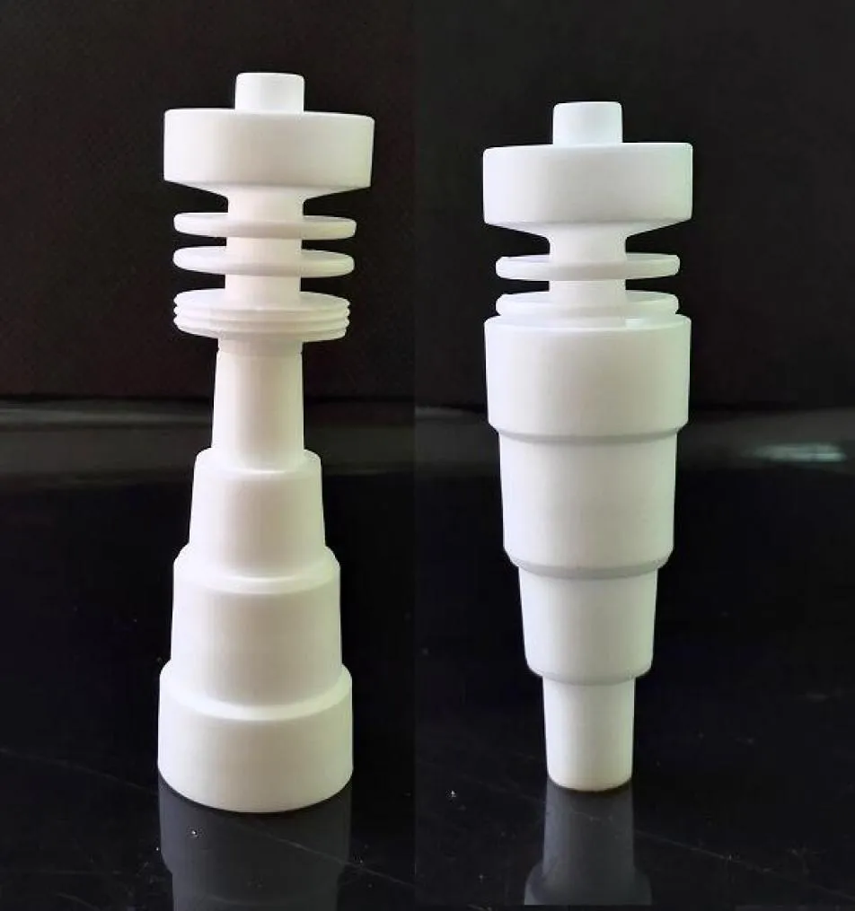 Cheapest 6 in 1 Domeless Ceramic Nail 10mm 14mm 18mm Male Female Joint VS Titanium Nail DHL6068987