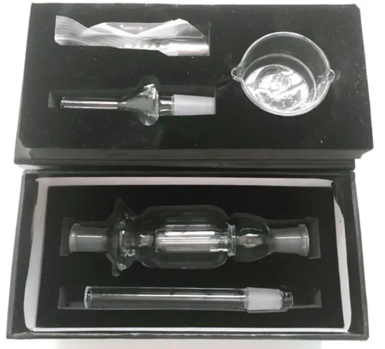 Kit de collecte de nectar, outils, embouts de collecte de nectar en verre avec plat en titane et Nail Dabber, Joint sans dôme 14mm 18mm