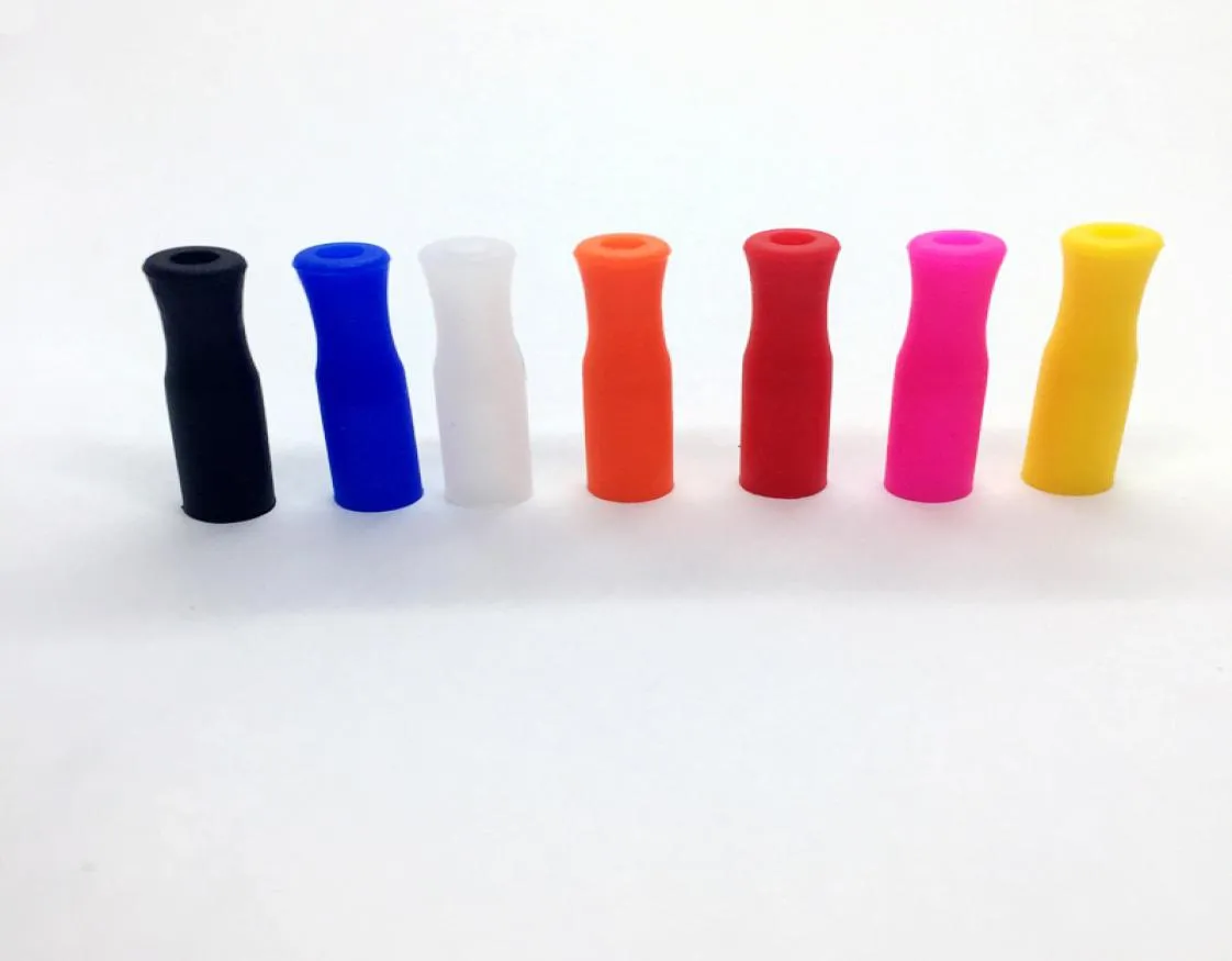 Colorful Silicone Cigarette Holder Mouthpiece Filter Tips Preroll Rolling Mouth Tool Handpipe Portable Innovative Design High Qual4051196