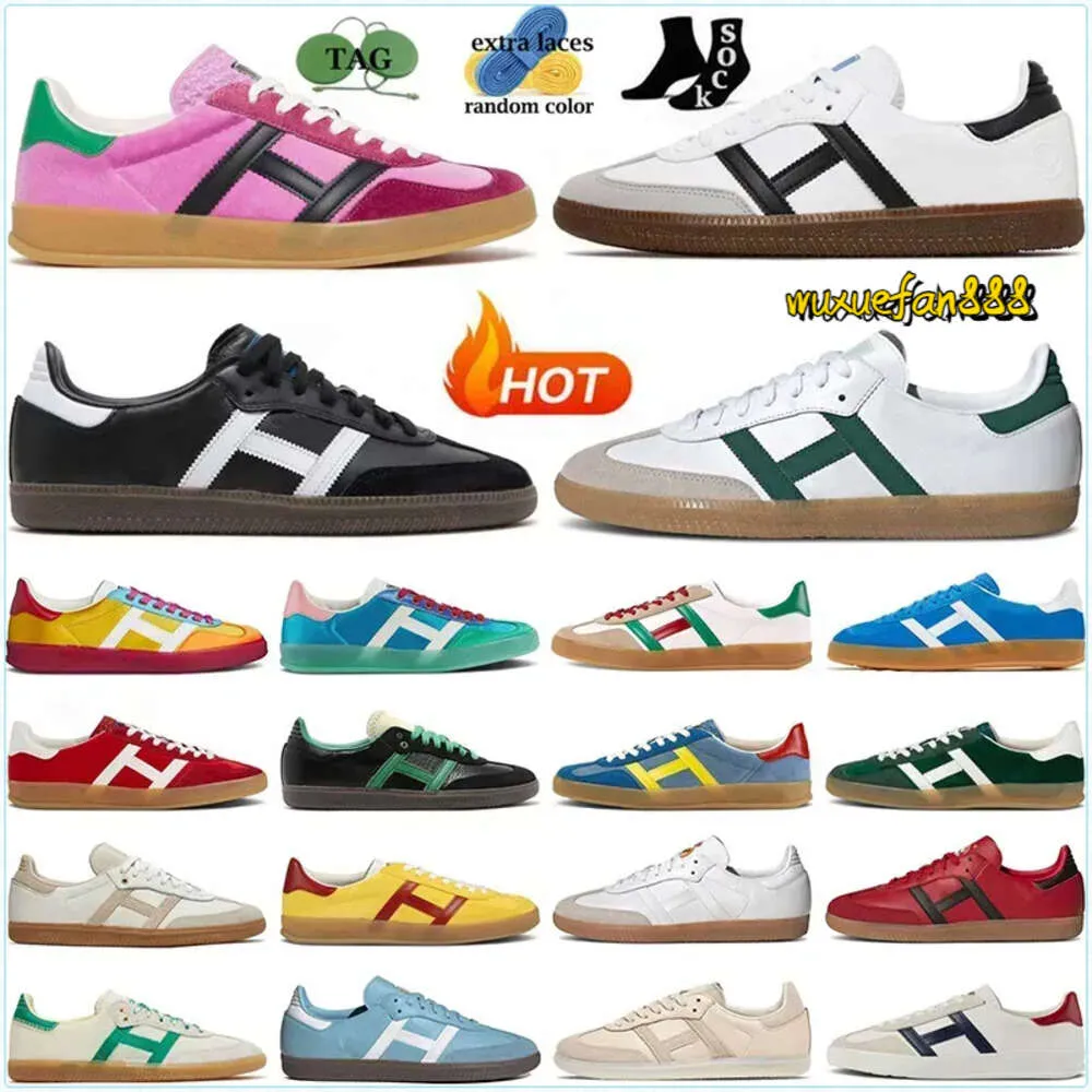 Desinger Chaussures Bold Originals Vegan Gazelle OG Chaussure basse Gomme Blanche Collegiate Green Team Noir Réel Rouge Hommes Femmes Chaussures de Course