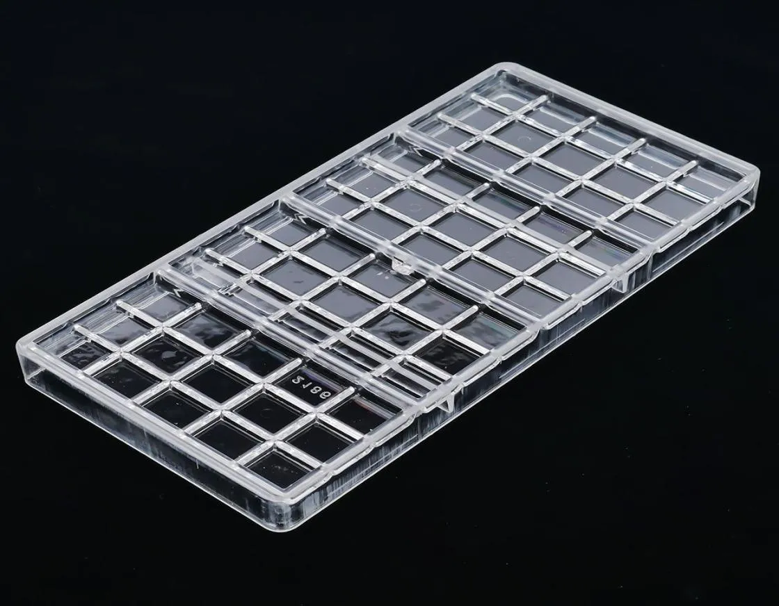 2021 12 6 06cm polycarbonate chocolate bar mold DIY baking pastry confectionery tools sweet candy chocolate mould8139256