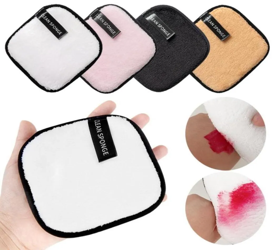 Schwämme Applikatoren Baumwolle 1 Stück wiederverwendbare Gesichts-Make-up-Entferner-Pads doppelseitige Make-up-Entfernungs-Puff kosmetische Reinigungstücher B2468703