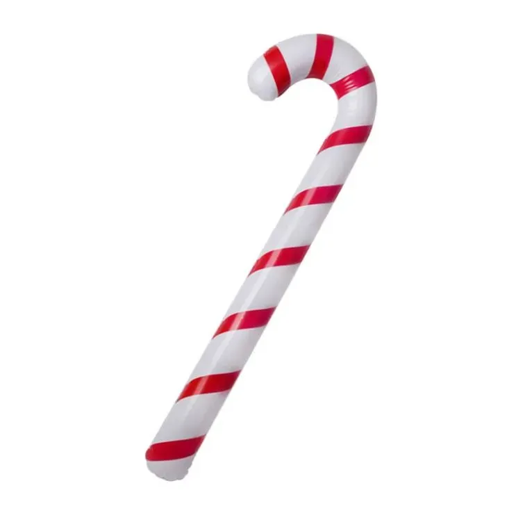 Inflatable Christmas Canes Classic Lightweight Hanging Decoration Lollipop Balloon Xmas Party Balloons Ornaments Adornment Gift 88cm/35inch SN6269