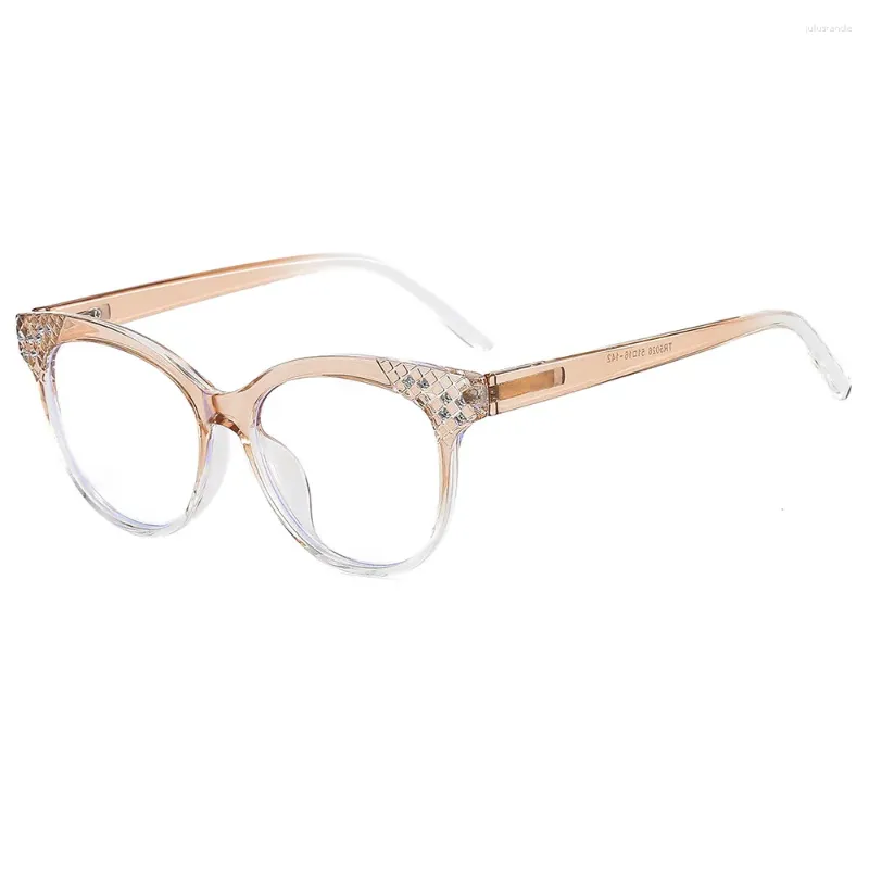 Sonnenbrille Einfache Mode Anti Blaues Licht Gläser Farbverlauf Retro Plain Brillen Rahmen Klar Computer Brille Gafas Mujer