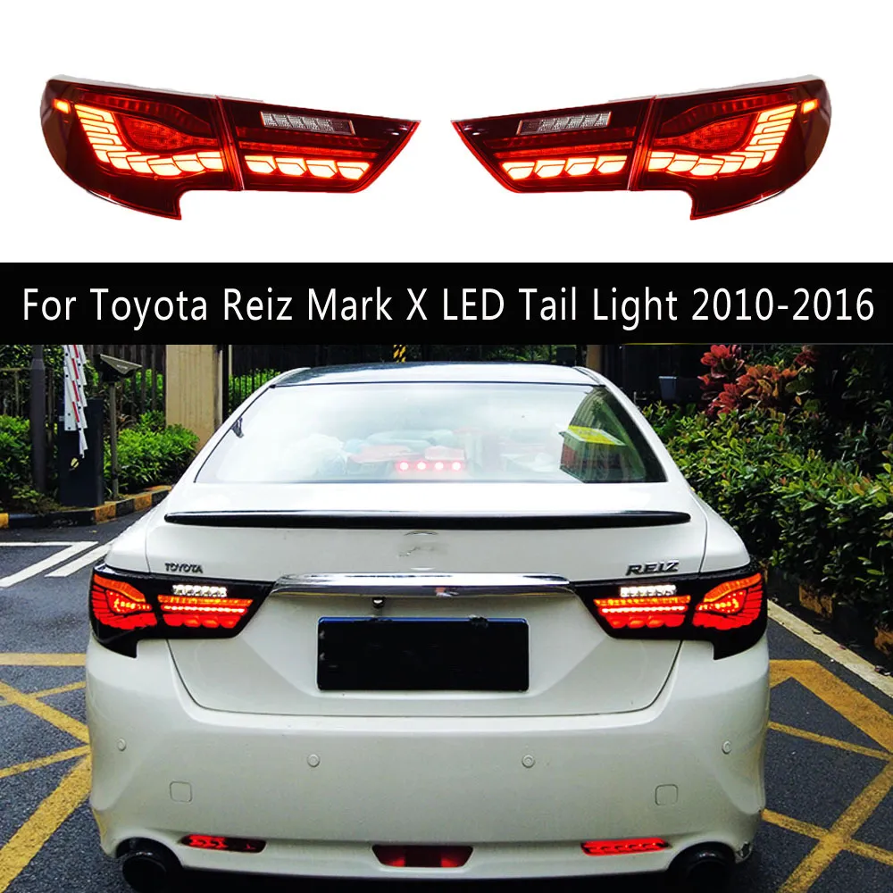 Auto Styling Rücklicht Montage Bremse Reverse Parkplatz Laufende Lichter Für Toyota Reiz Mark X LED Rücklicht 10-16 streamer Blinker