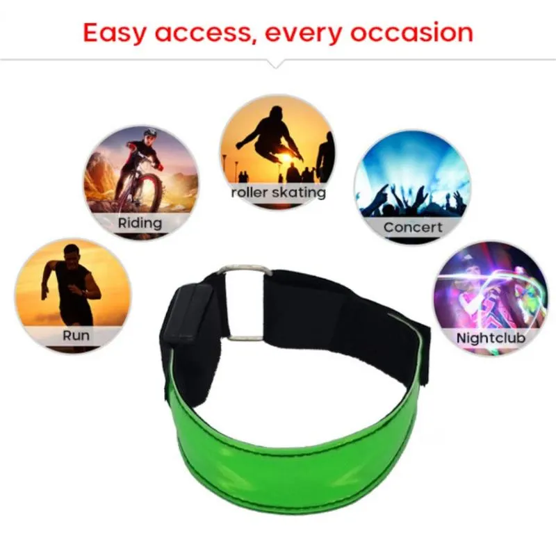 Nuovo Led Braccialetto luminoso Clip scarpe Zaino Clip di luce Multi-funzionale Mini Spia di sicurezza Night Running Camping D2.5