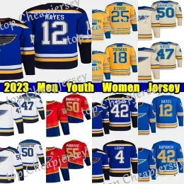 #12 Kevin Hayes Reverse Retro hockey jersey #50 Binnington #18 Robert Thomas #25 Kyrou Brayden Schenn Colton Parayko Torey Krug Pavel Buchne