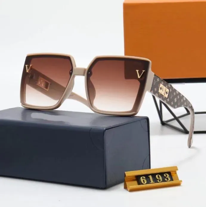 مصمم فاخرة العلامة التجارية للنظارات الشمسية مصممة شمسية عالية الجودة نظارات نظارات نساء رجال نظارات نسائية شمس الزجاج UV للجنسين مع صندوق