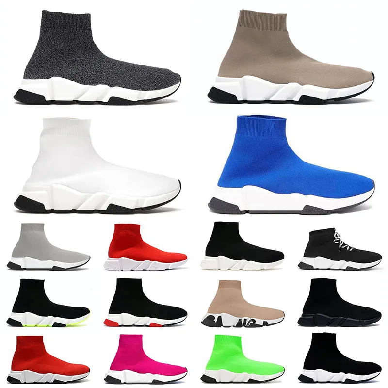 2024 Nya ankomst Socks Running Shoes Platform 17FW Vintage Old Black White Beige Graffiti Sole Rubber Mens Women Socks Trainers Runners Sneakers 36-45
