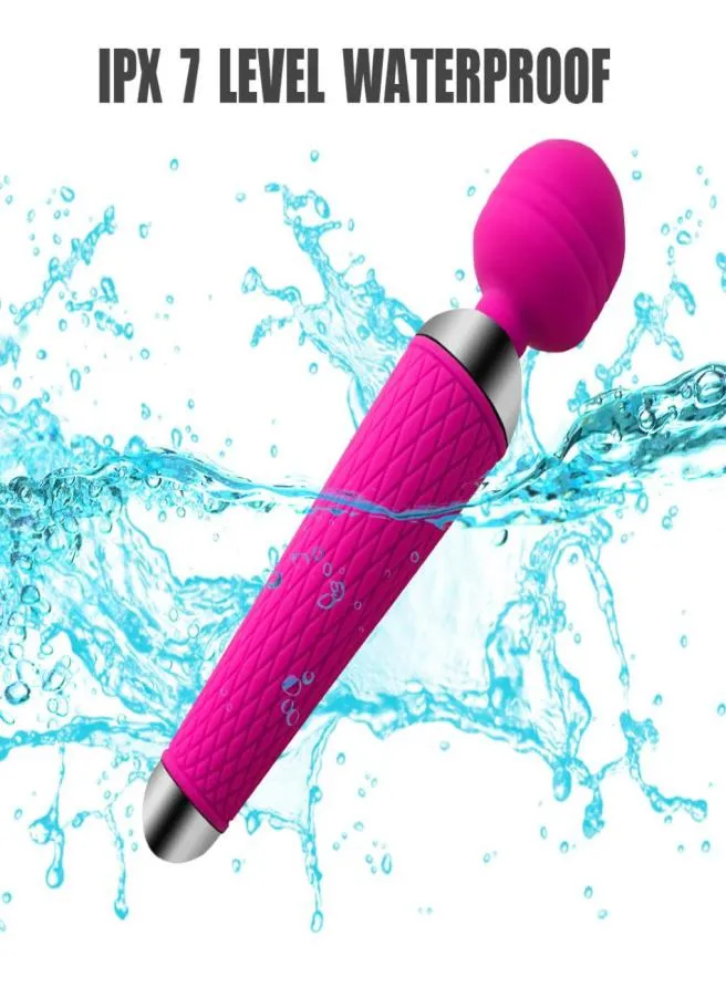 Multispeed Wiederaufladbare AV Zauberstab Vibrator Sex Vibrator für Frau Sex Massage G-punkt Vibratoren für Frauen Sex Produkte2006739