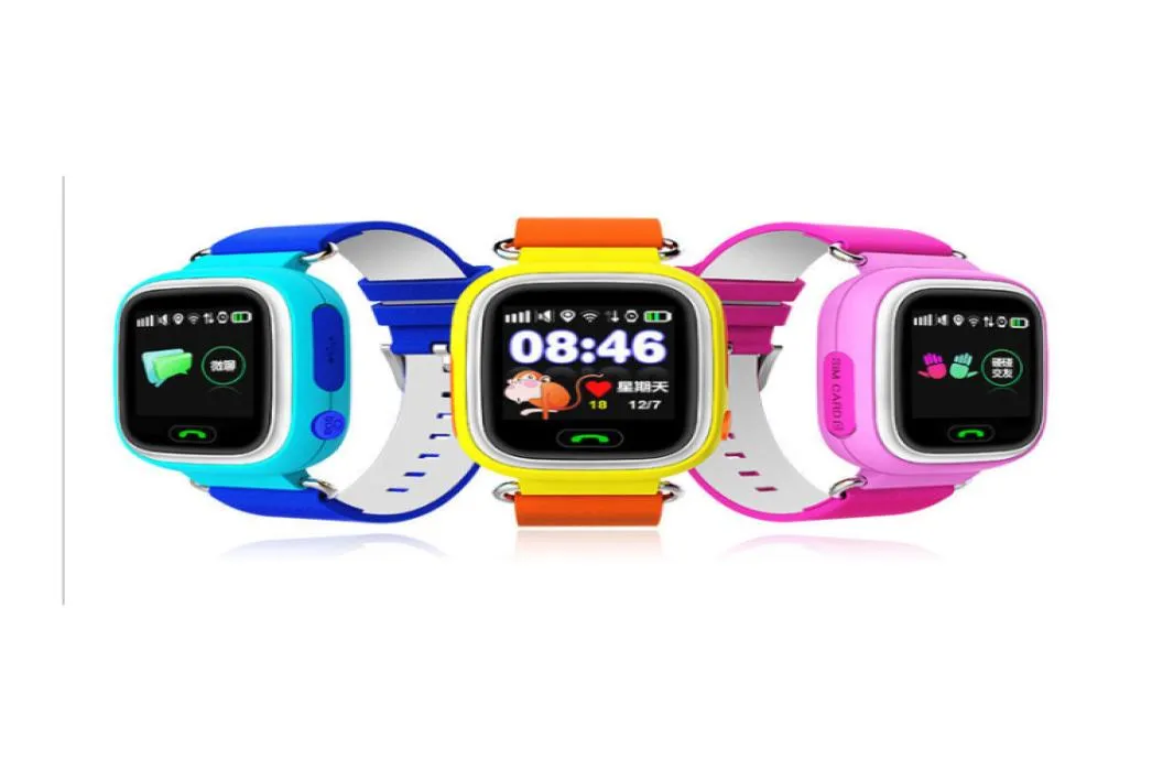 S90 Çocuk Telefon İzle Renk Dokunmatik Ekran GPS Konumlandırma WiFi Çocuklar Akıllı Saat Ses Sohbeti Smartwatch Sports9857662