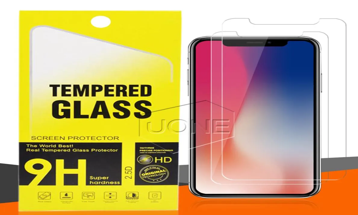 Hartowany szklany obrońca ekranu 03 mm dla iPhone'a 14 plus 13 12 Pro Max X XS XR Samsung Huawei z detalicznym poborem 8207834