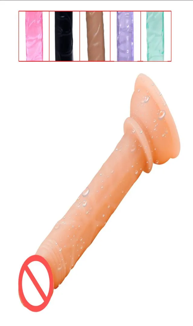 14522MM Realistic Small Dildo Soft Strong Suction Cup Mini Size Penis Anal Plug Dick Sex Toys For Women8281716