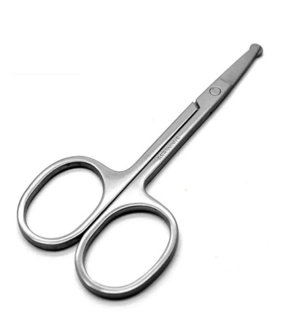 Baby SafeTey Scissors Round Head 35quot Pure Rostless Steel Nos Trimmer Hair Clipper1424808