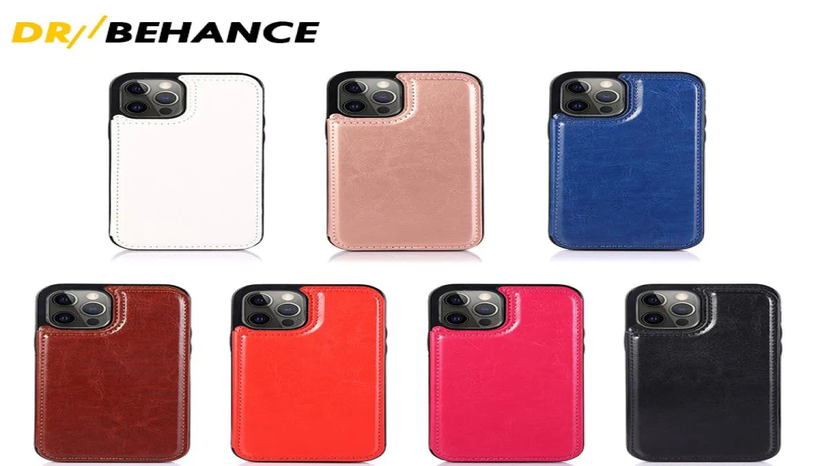 Luksusowe PU skórzane skrzynki telefoniczne na iPhone 13 12 11 Pro Max Portfel Case XR XS SE Back Cover Bag 9329996