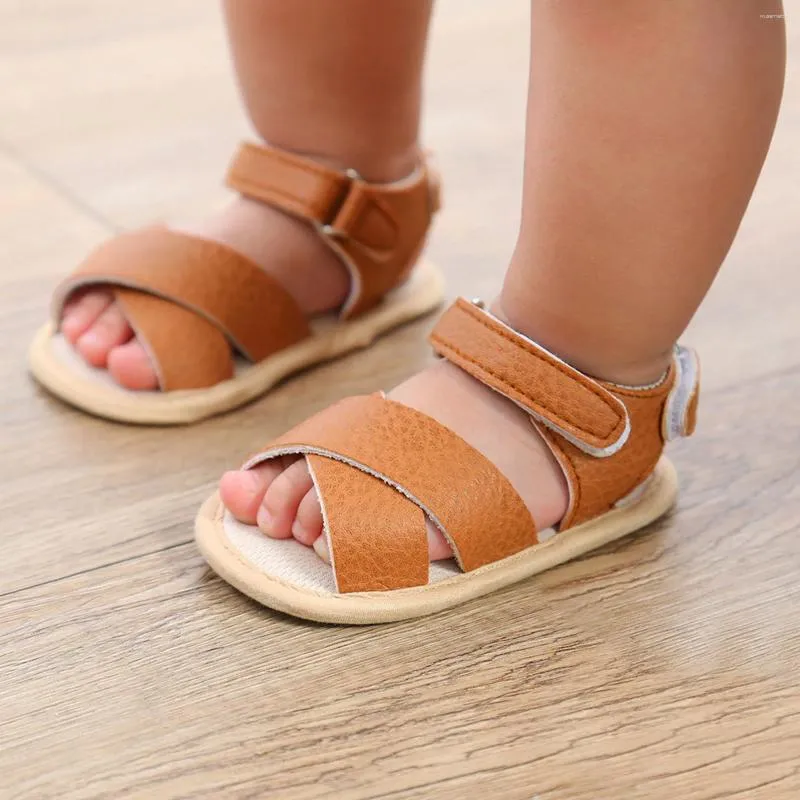 Primi camminatori Baby Prewalker Estate Bambini Scarpe da principessa Morbida suola piatta Sandali antiscivolo da passeggio in gomma