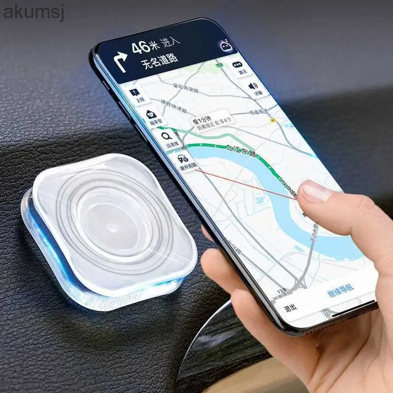 Cell Phone Mounts Holders Nano Car Phone Holder Multi-Functional Dashboard Phone Support For Car Portable Gel Sticker Paste For Mobile Stand Mount YQ240110