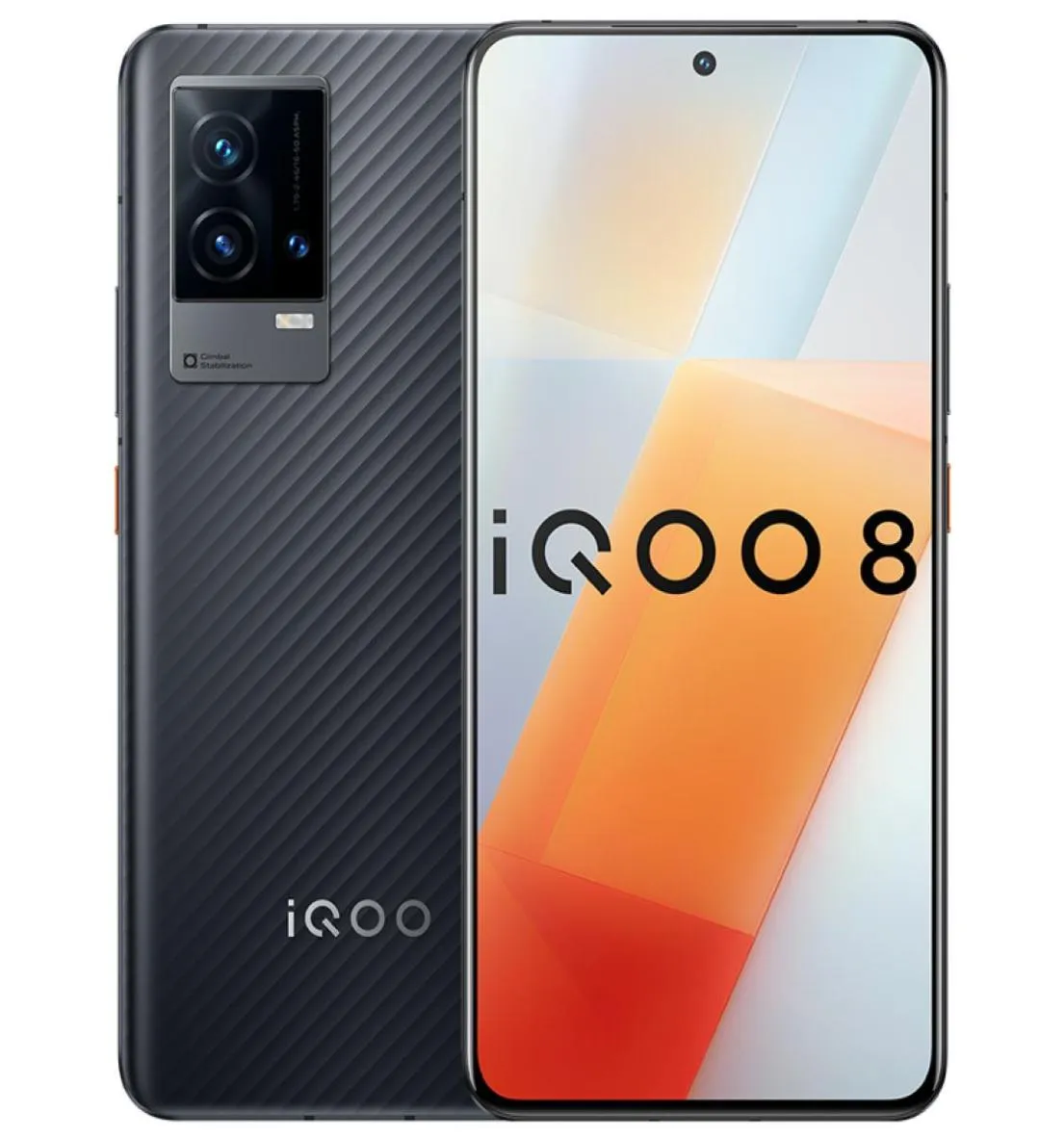 オリジナルVivo IQoo 8 5G携帯電話8GB RAM 128GB ROM SNAPDRAGON 888 OCTA CORE 480MP AR OTG NFC ANDROID 656QUOT AMOLED FULL S2214313